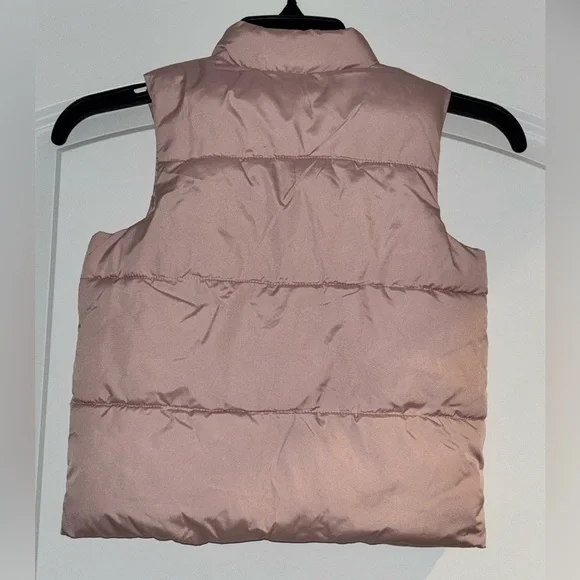Old Navy Blush Pink Water-Resistant Vest Toddler Girl - Picture 2 of 4